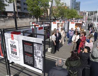 Bilbok ehun urtetik gorako saltokiak omenduko ditu Uribitarte pasealekuko erakusketa batekin