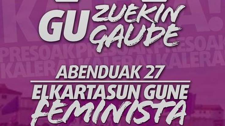 Elkartasun gune feminista Plaza Biribilean