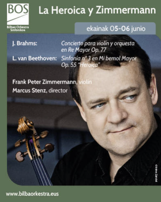 Bilboko Orkestra Sinfonikoa: La Heroica y Zimmermann Euskalduna Jauregian