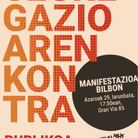 Manifestazioa: ESKOLA SEGREGAZIOAREN KONTRA, ESKOLA PUBLIKOA DA BIDEA