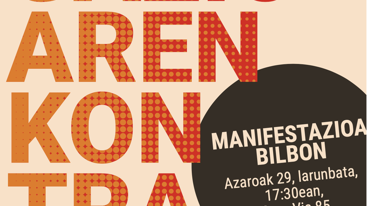 Manifestazioa: ESKOLA SEGREGAZIOAREN KONTRA, ESKOLA PUBLIKOA DA BIDEA