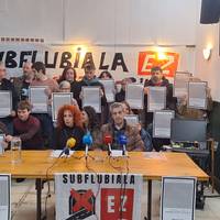 Subflubiala EZ! plataformak Lamiakoko ibaipekoaren aurkako manifestaziora deitu du