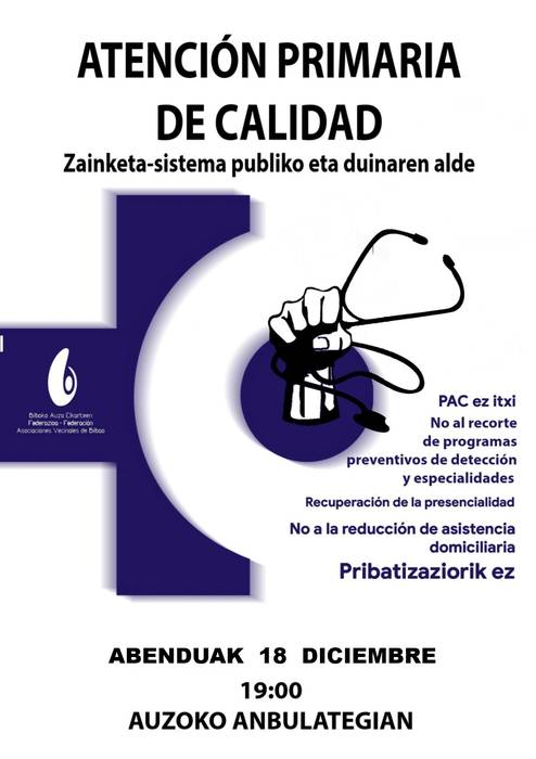 Elkarretaratzeak auzoetako anbulategietan