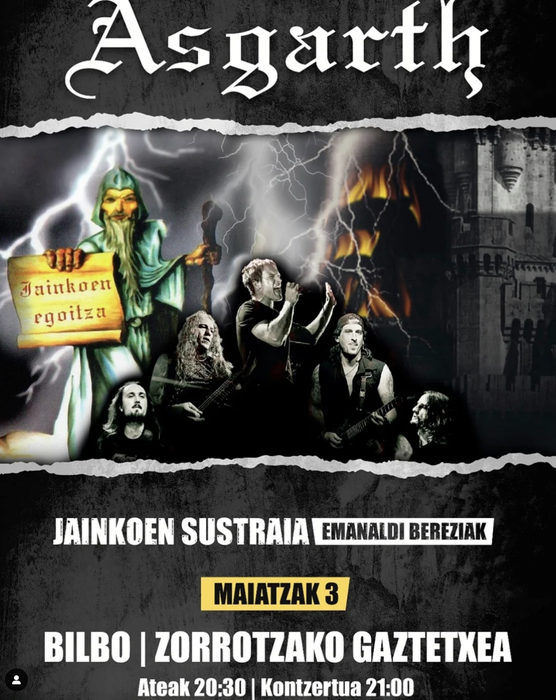 Asgarth taldearen kontzertua Zorrotzako Gaztetxean