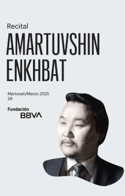 Recital Amartuvshin Enkhbat errezitala Euskalduna Jauregian