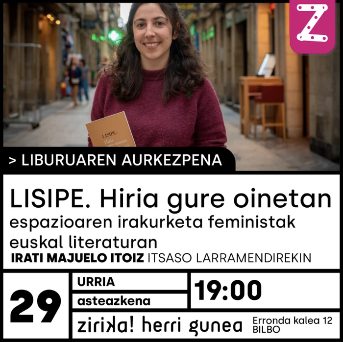 HIRIA GURE OINETAN liburuaren aurkezpena Zirika! Herri Gunean