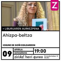 Ahizpa-beltza liburuaren aurkezpena Zirika herri gunean