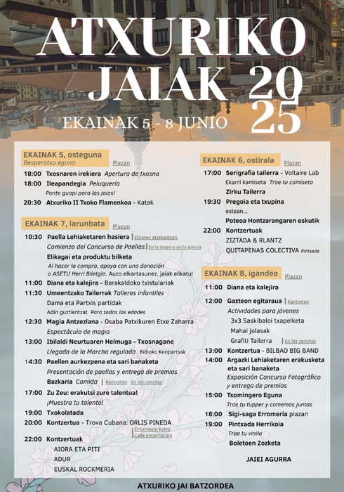 🟠 ATXURIKO JAIAK 2025🎉