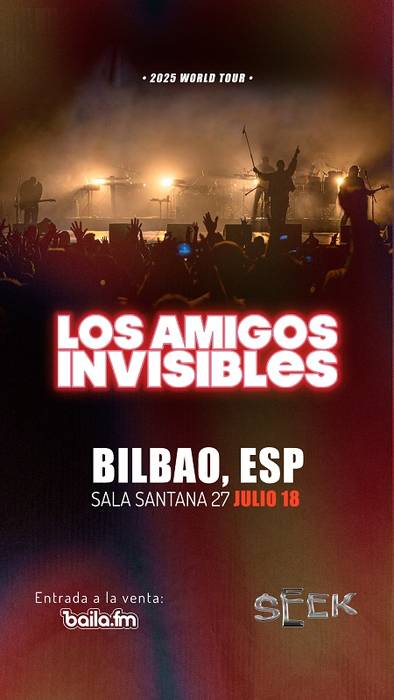 LOS AMIGOS INVISIBLES Santana27 aretoan (Sala Gold)