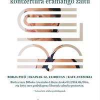 Borja Picó: "Kutxabankek kontzertura eramango zaitu" Kafe Antzokian