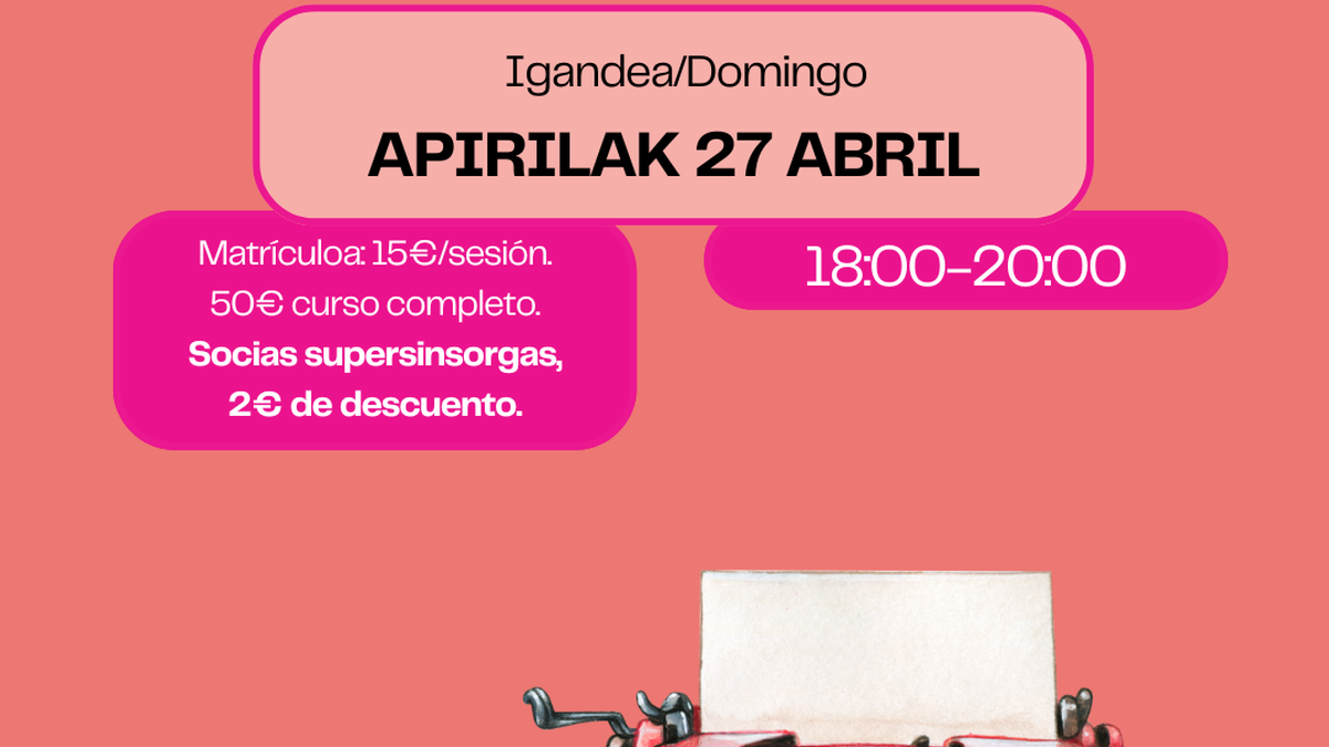 LA JAURÍA Idazketa tailerra La Sinsorgan