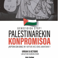 Gernika-Palestinaren arratsaldeko mobilizazioa