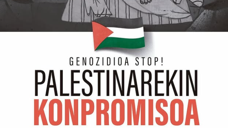 Gernika-Palestinaren arratsaldeko mobilizazioa