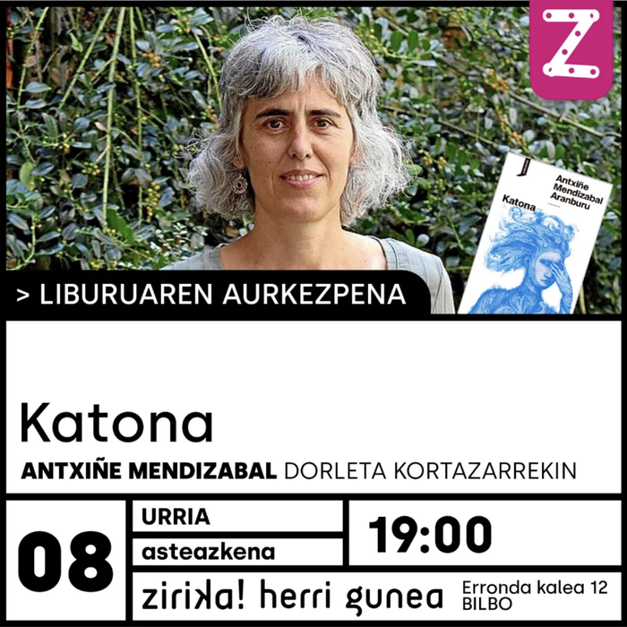 Katona liburuaren aurkezpena Zirika! Herri Gunean