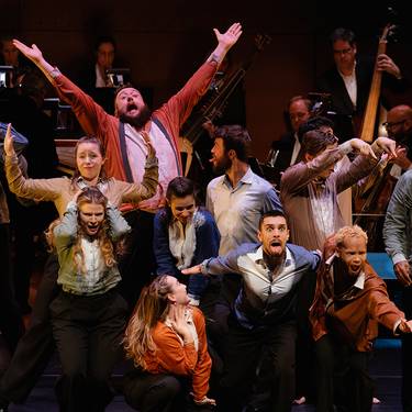 THE FAIRY QUEEN kontzertu eszenaratua Arriaga Antzokian