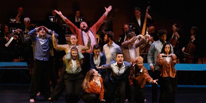 THE FAIRY QUEEN kontzertu eszenaratua Arriaga Antzokian