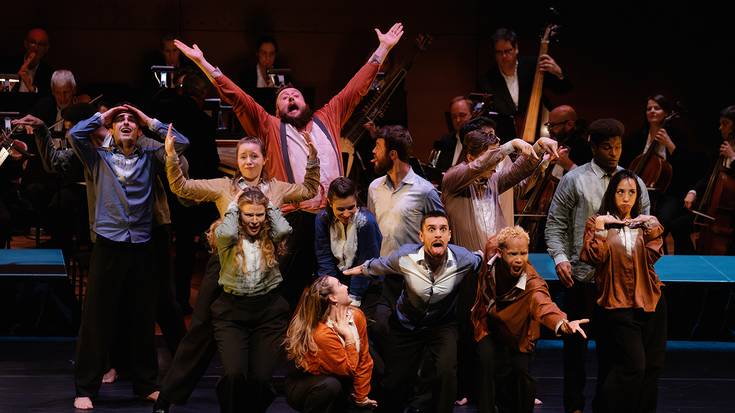 THE FAIRY QUEEN kontzertu eszenaratua Arriaga Antzokian