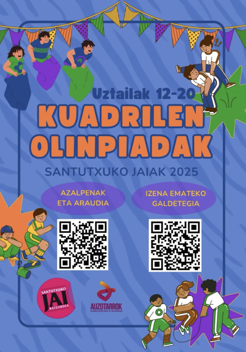 SANTUTXUKO JAIAK! 2025🐭 KUADRILEN ARTEKO OLINPIADAK 📣