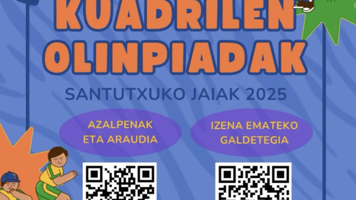 SANTUTXUKO JAIAK! 2025🐭 KUADRILEN ARTEKO OLINPIADAK 📣