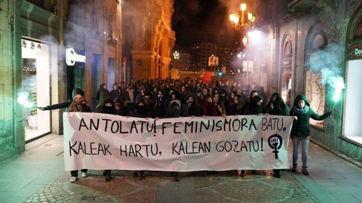 Mugimendu feministak mobilizazioa deitu du ostegunean Bilbon