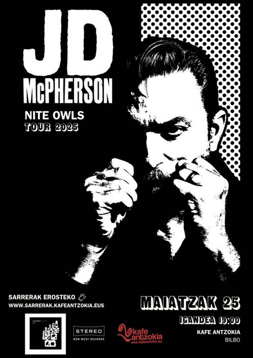 JD McPherson Kafe Antzokian