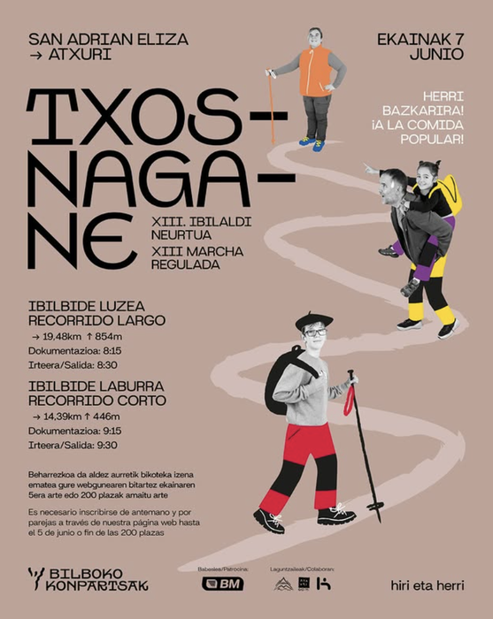 TXOSNAGANE  XIII. IBILALDI NEURTUA Atxurin