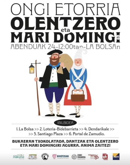 Maridomingi eta Olentzero Alde Zaharrean