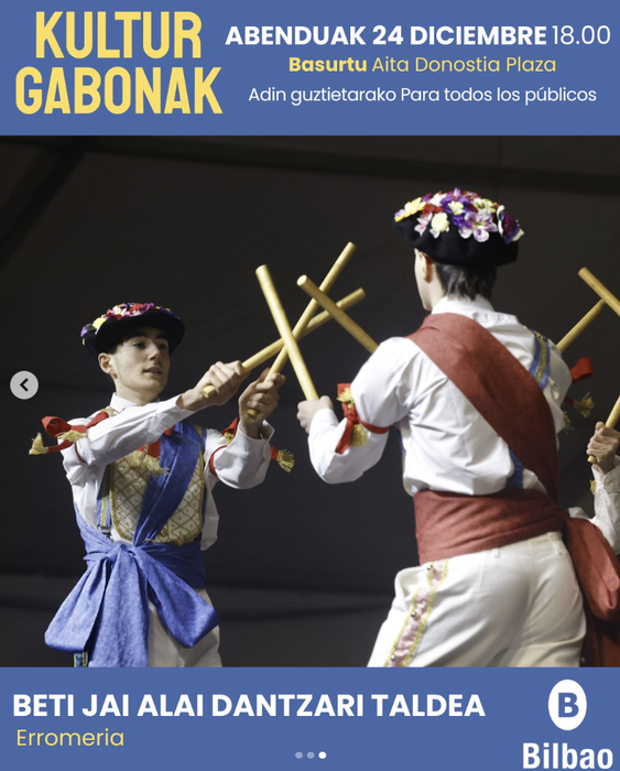 Dantza plazetan gabonetan: BETI JAI ALAI DANTZARI TALDEA
