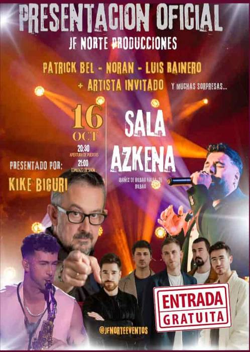 Aurkezpen ofiziala: JF Norte Producciones Baby Azkena Aretoan