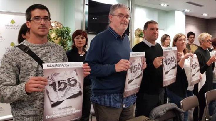 Euskal eragileak 155. artikuluaren ezarpenaren kontra manifestatuko dira