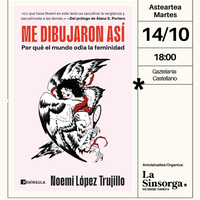 ME DIBUJARON ASÍ liburuaren aurkezpena La Sinsorgan