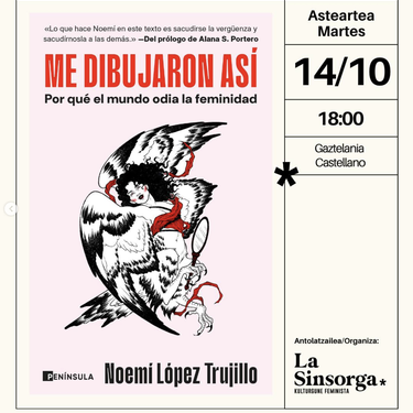 ME DIBUJARON ASÍ liburuaren aurkezpena La Sinsorgan