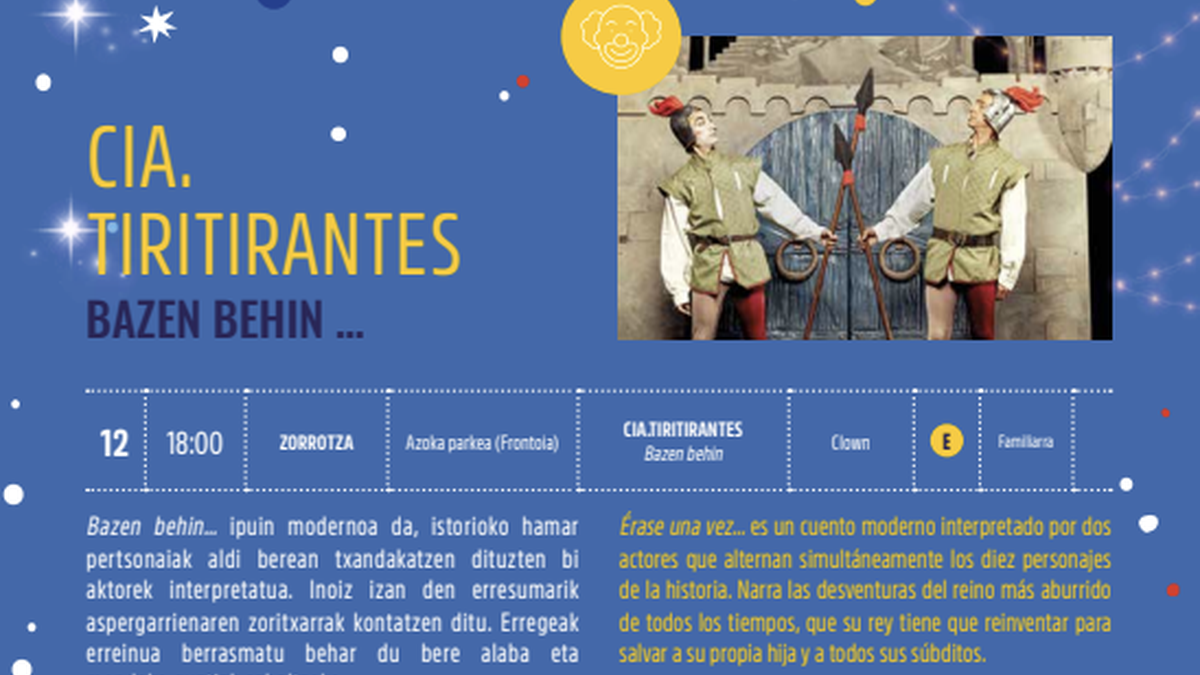 Kultur Gabonak 2025: CIA. TIRITIRANTES Zorrotza Frontoian