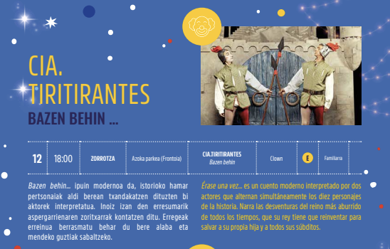 Kultur Gabonak 2025: CIA. TIRITIRANTES Zorrotza Frontoian