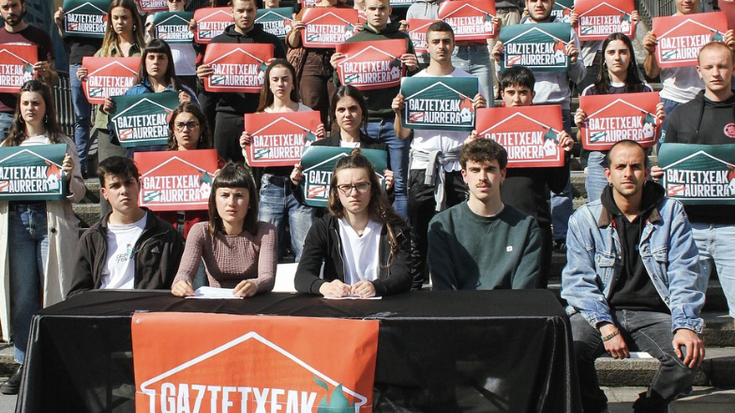 Gaztetxeek errepresioari aurre egiteko deia egin dute