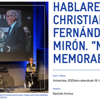HABLARENARTE & CHRISTIAN FERNÁNDEZ MIRÓN. “MÚSICAS MEMORABLES” Alondigako Auditorioan