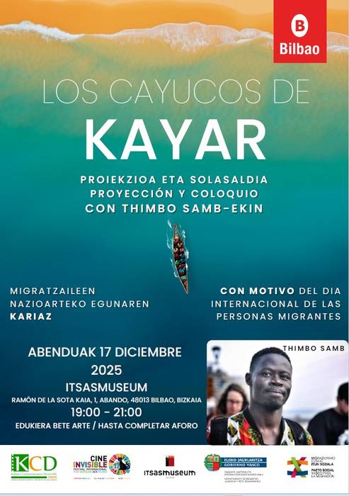 “Los cayucos de Kayar” filmaren proiekzioa eta solasaldia Itsasmuseumen
