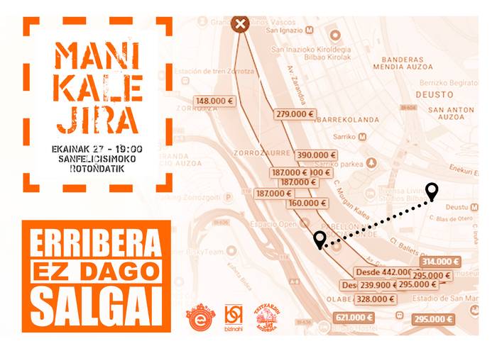 Erriberako auzoa salgai ez dagoela aldarrikatuko dute bihar