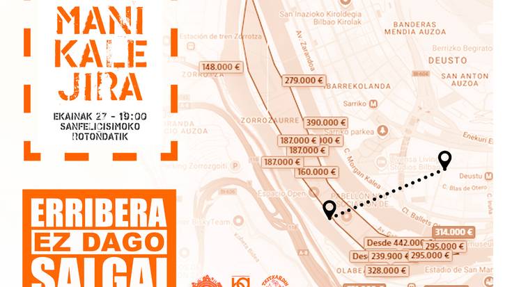 Erriberako auzoa salgai ez dagoela aldarrikatuko dute bihar