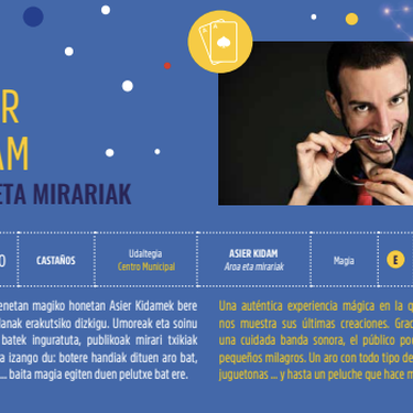 Kultur Gabonak 2025: ASIER KIDAM CASTAÑOS Udaltegian