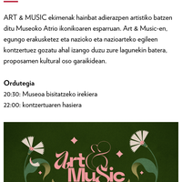 Art & Music. Mezerg Guggenheim Museoan