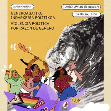Generoagatiko indarkeria politikoari buruzko jardunaldia La Bolsa eraikinean