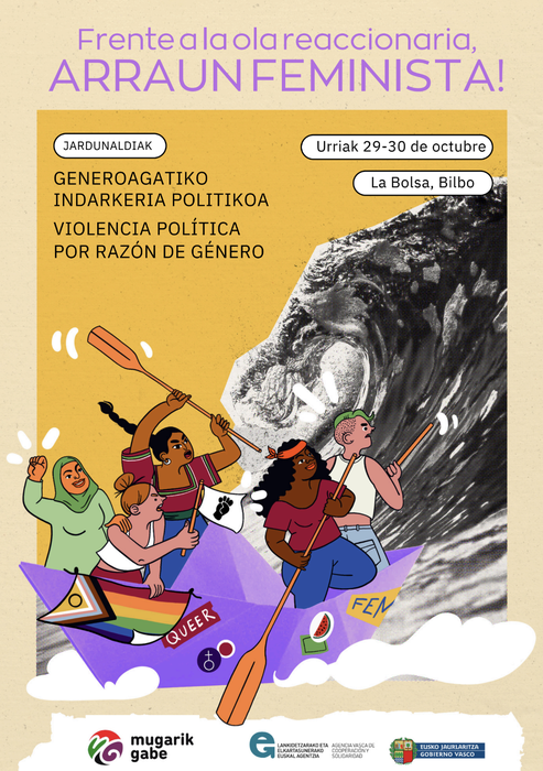 Generoagatiko indarkeria politikoari buruzko jardunaldia La Bolsa eraikinean