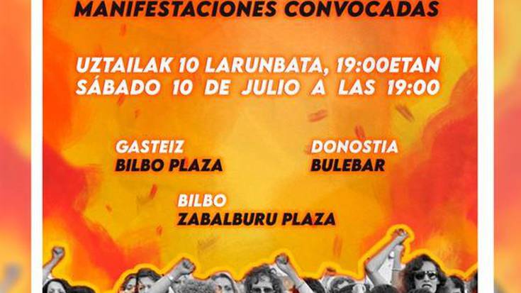 Azken asteotan gertatutako erasoak salatzeko manifestazioa deitu du LGTB+ Koordinadorak bihar