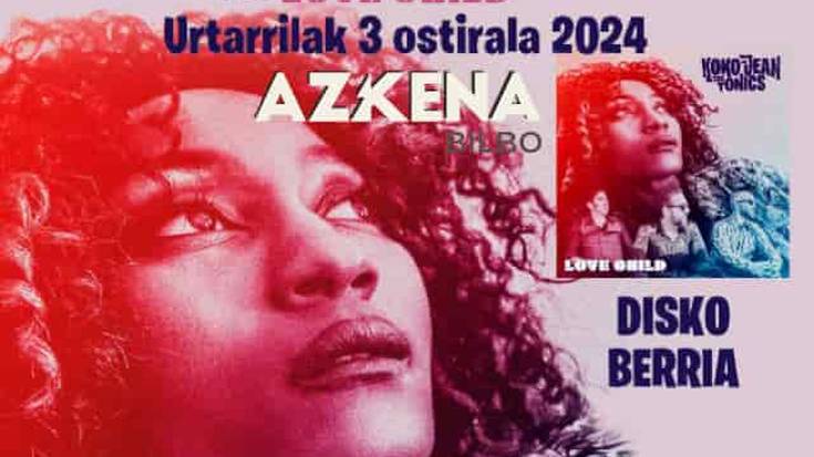 Koko-Jean & the Tonics kontzertua Azkena Aretoan