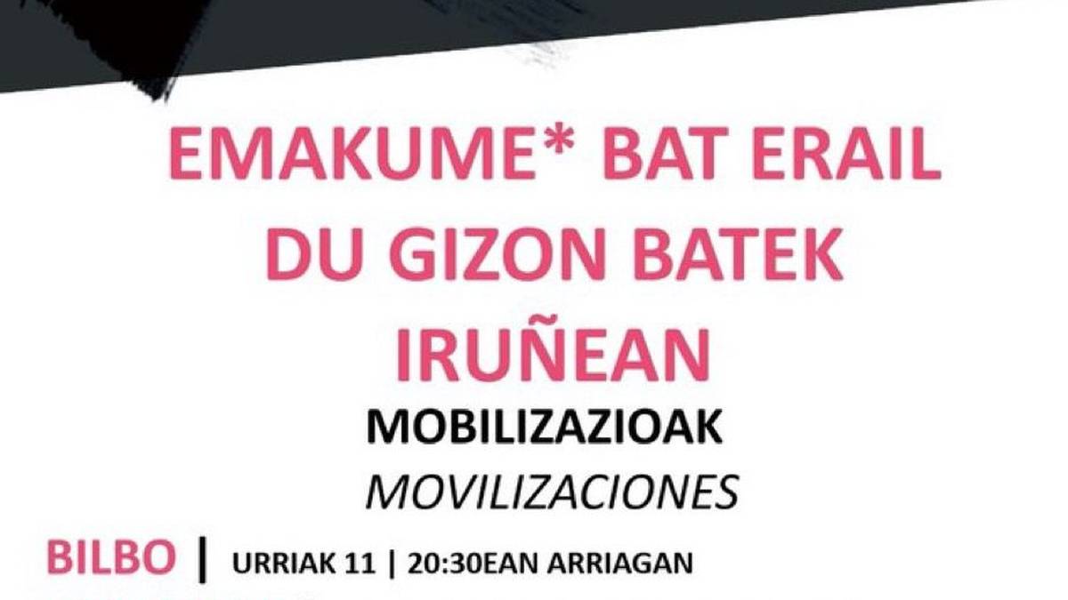 Eraso sexistarik ez! Urriaren 11n mobilizazioa Arriagan