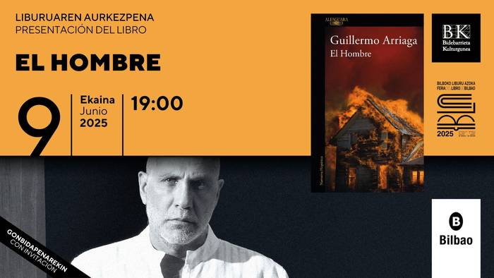 El hombre liburuaren aurkezpena Bidebarrieta Kulturgunean