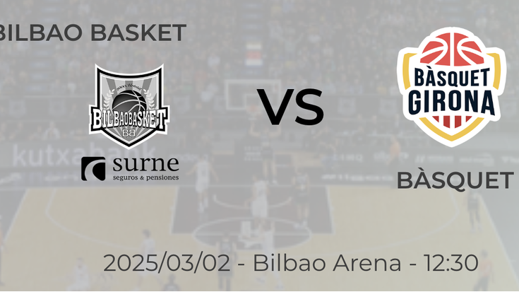 Surne Bilbao Basketen hitzordua Miribillan