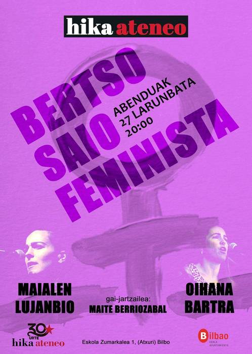 Bertso Saio feminista Hika Ateneon
