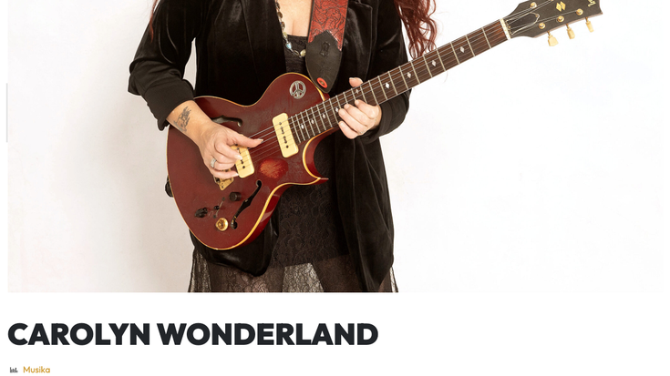 Carolyn Wonderland BBK Aretoan